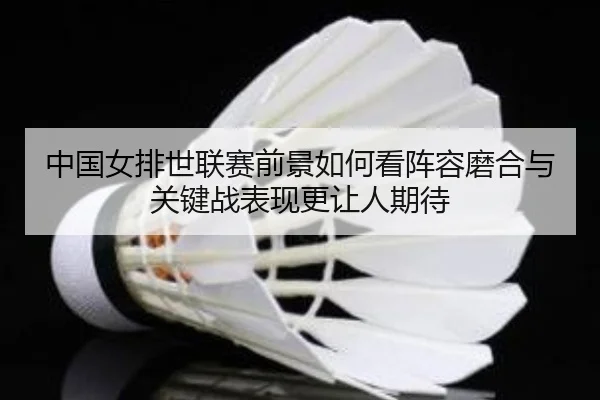 中国女排世联赛前景如何看阵容磨合与关键战表现更让人期待 - kaiyun